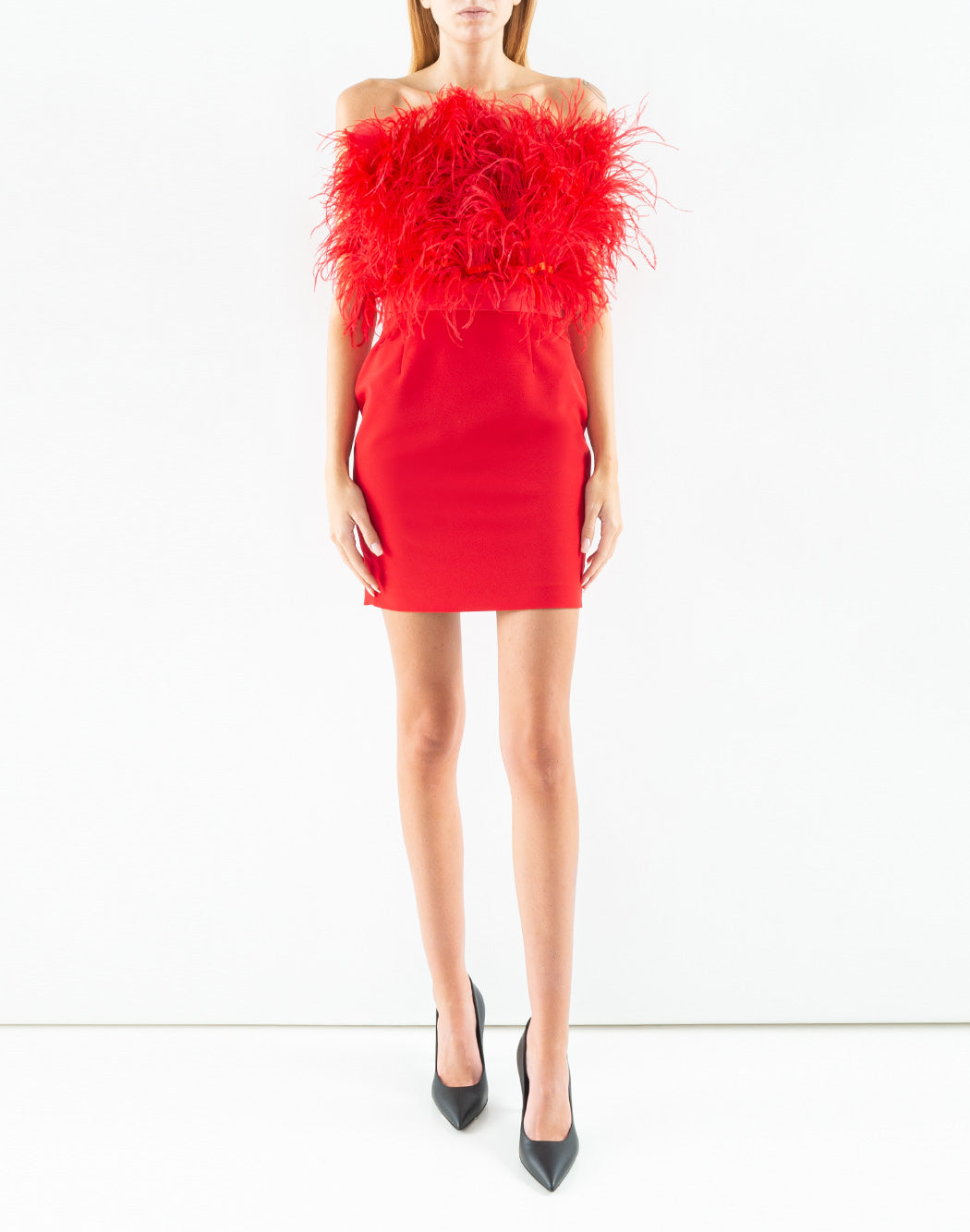 Abito Da Sera Elegante Forato In Chiffon Blu Royal Con Monospalla E Strascico P334404 - Foto 4